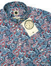 Camley Paisley PRETTY GREEN Psychedelic Mod Shirt