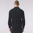 Campbell Pretty Green Retro Black Cord L/S Shirt 
