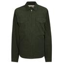 PRETTY GREEN Retro Zip Up Cord Overshirt Jacket
