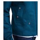 PRETTY GREEN Sixties Paisley Trim Hooded Jacket G