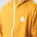 Denton Pretty Green Retro 90s Hooded Jacket Yellow