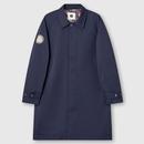 Pretty Green Didsbury Mac Raincoat in Navy