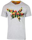 PRETTY GREEN x THE BEATLES 60s Floral Star T-shirt