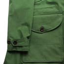 PRETTY GREEN 60s Mod Fur Trim Hooded Parka Jacket