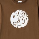 Gillespie PRETTY GREEN Retro 90s Brown Logo Tee