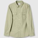 Pretty Green Retro 70s Brentwood Shirt in Green