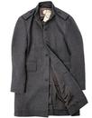 Hampton PRETTY GREEN 60s Mandarin Collar Wool Coat