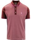 PRETTY GREEN Mod Contrast Panel Knitted Polo Bu