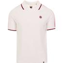 pretty green knitted football top white