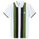 Live Forever Pretty Green Engineered Stripe Polo W