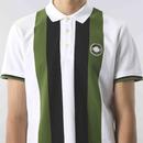 Live Forever Pretty Green Engineered Stripe Polo W