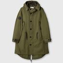 Pretty Green Men's Mod M52 Fishtail Parka Jacket in Khaki G25Q3MUOUT142 Main Photo