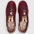 Pretty Green Live Forever Ramblas Suede Trainers M