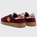 Pretty Green Live Forever Ramblas Suede Trainers M