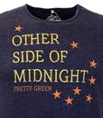 PRETTY GREEN Northern Soul Retro Midnight T-Shirt