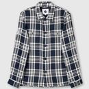 Islington Pretty Green Textured Check Overshirt N