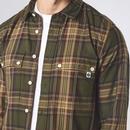 Oldham Pretty Green Cotton Poplin Check Shirt K
