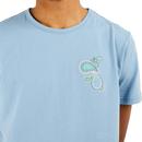 PRETTY GREEN Embroidered Paisley Chest Logo Tee