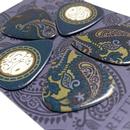 Alloway Pretty Green Retro Paisley Plectrum Pack