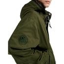 PRETTY GREEN Retro Mod Cotton Hooded Parka Jacket