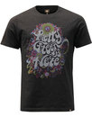 PG Is Here PRETTY GREEN Psychedelic 60s Tee GREY