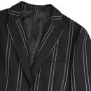 PRETTY GREEN Black Label Mod Pinstripe Suit Jacket