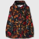 Pretty Green Prestleigh Retro Floral Hooded Jacket in Black G25Q3MUOUT178 Main Photo