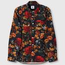 Pretty Green Prestleigh 60s Mod Floral shirt in Black/Red G25Q3MUSHT181 Main Photo