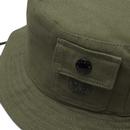 Prestleigh Pretty Green Retro Pocket Bucket Hat K