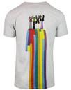 PRETTY GREEN x THE BEATLES Retro Rainbow T-Shirt G