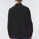 Reed Pretty Green Jumbo Corduroy Overshirt Black