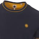 PRETTY GREEN Retro Contrast Piping Ringer Tee (N)