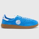Pretty Green Live Forever Ramblas Trainers in Sky Blue G25Q3MUACC308