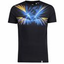 Pretty Green x Dan Reid Sonorous Retro Festival Crowd Photography Print Tee in Black