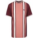 PRETTY GREEN Men's Mod Textured Stripe T-Shirt R