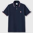 Tilby Pretty Green Slim Fit Tape Pique Polo Shirt