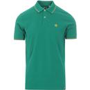 PRETTY GREEN Men's Mod Tipped Pique Polo Shirt
