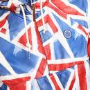 PRETTY GREEN Britpop Union Jack Overhead Jacket
