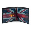 PRETTY GREEN Britpop Union Jack Bi Fold Wallet (B)
