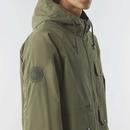 Walker Pretty Green Hooded Garment Washed Jacket K