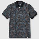 Wonderwall Pretty Green Retro Paisley Polo Shirt