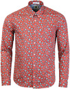 Wynne PRETTY GREEN Liberty Fabric 60s Floral Shirt