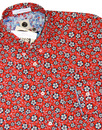 Wynne PRETTY GREEN Liberty Fabric 60s Floral Shirt