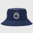 Pretty Green x Kappa Maine Road Bucket Hat in Navy 38275EW Main Photo