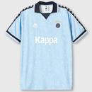 Pretty Green x Kappa Maine Road Retro Football Shirt in Sky Blue 35255HW Main Photo