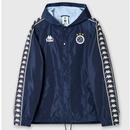 Pretty Green x Kappa Maine Road Retro 90s Hooded Jacket in Navy 34233NW Main Photo