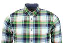 Kempton PRETTY GREEN Mod Linen Madras Check Shirt
