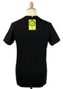 PRETTY GREEN Retro S/S Crew Neck T-Shirt (Black)