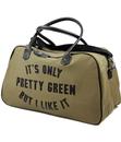 It's Only PRETTY GREEN Weekender Bag in Khaki