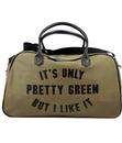 It's Only PRETTY GREEN Weekender Bag in Khaki
